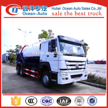 china manufacturer HOWO 20000l vacuum sewage sucker truck